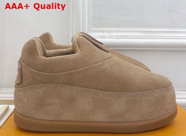 LV Yeti Slip On in Beige Leopard Printed Fur 1AIKKS Replica