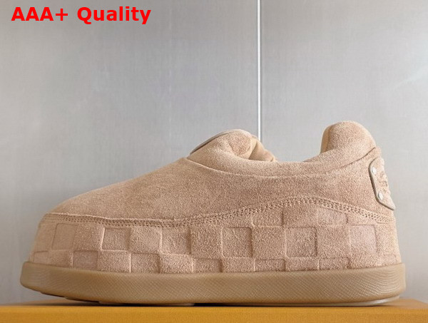 LV Yeti Slip On in Nude Suede Calf Leather Replica