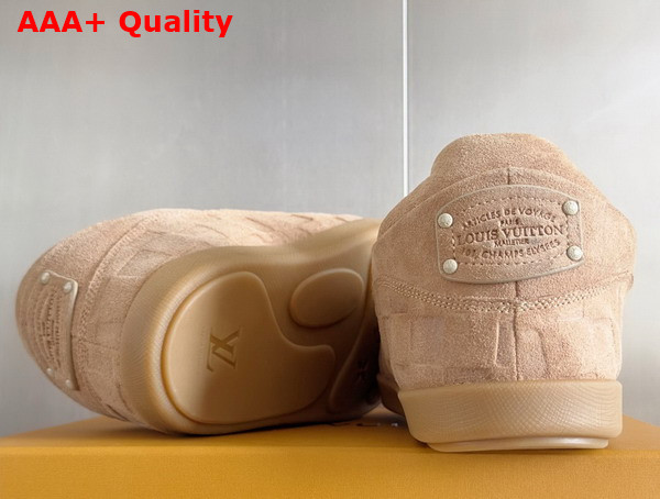 LV Yeti Slip On in Nude Suede Calf Leather Replica