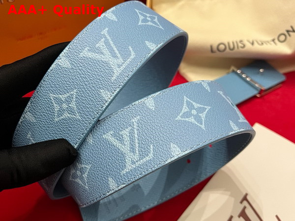 LV initiales 40mm Reversible Belt Taigarama Sky Blue M8965V Replica