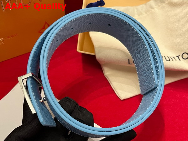 LV initiales 40mm Reversible Belt Taigarama Sky Blue M8965V Replica