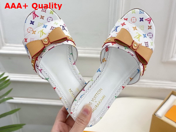 LV x TM 6am Flat Mule in Multicolored Monogram Coated Canvas 1AGZUV Replica