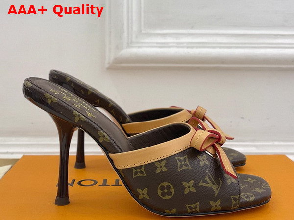 LV x TM 6am Mule in Brown Monogram Canvas Replica