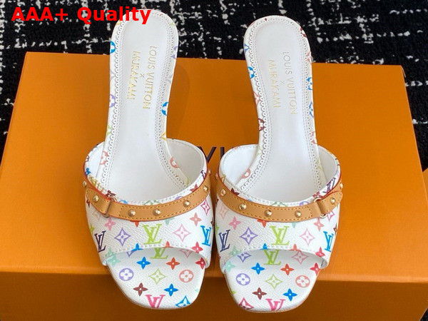 LV x TM 6am Mule in Multicolored Monogram Coated Canvas 1AGWTE Replica