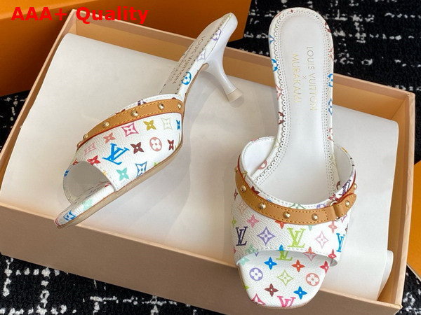 LV x TM 6am Mule in Multicolored Monogram Coated Canvas 1AGWTE Replica