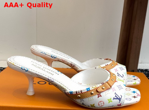 LV x TM 6am Mule in Multicolored Monogram Coated Canvas 1AGWTE Replica