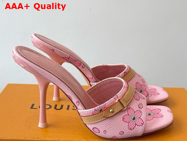 LV x TM 6am Mule in Sakura Pink Monogram Coated Canvas Replica