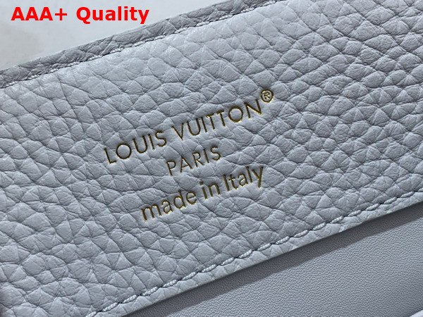 LV x TM Capucines BB Handbag in Sky Blue Taurillon Leather Replica