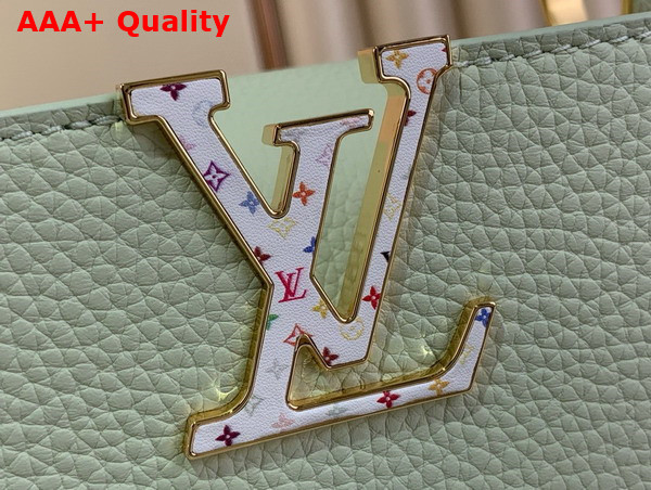 LV x TM Capucines BB Handbag in Vert Deau Green Taurillon Leather Replica