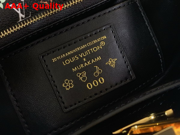 LV x TM Capucines East West BB Black Cowhide Leather with Playful LV Flower Studs Replica