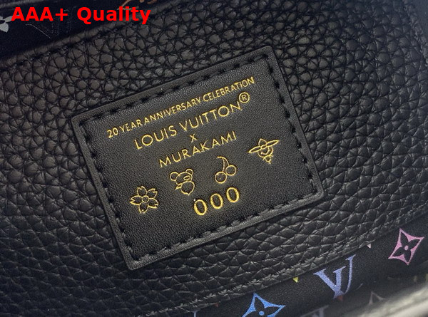 LV x TM Capucines MM Handbag in Black Taurillon Leather Replica