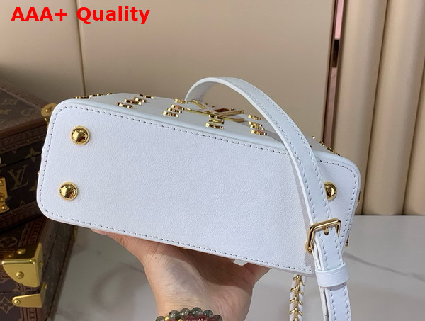 LV x TM Capucines Mini Handbag Multicolored Cowhide Leather and Metallic Studs M14165 Replica