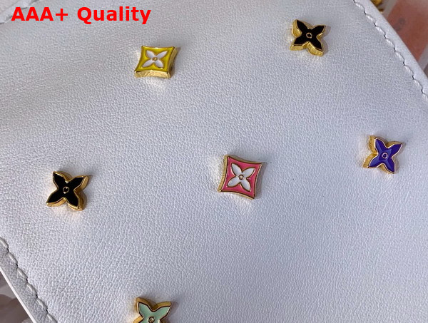 LV x TM Capucines Mini Handbag Multicolored Cowhide Leather and Metallic Studs M14165 Replica