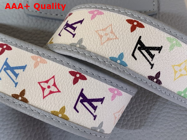 LV x TM Capucines Mini Handbag in Black Taurillon Leather with Multicolor Monogram Trims Replica