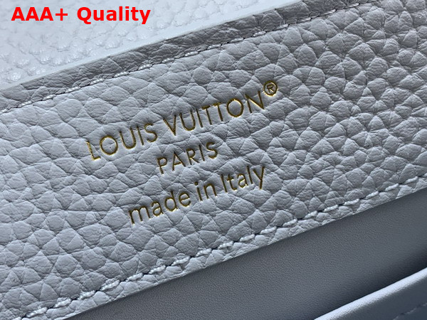 LV x TM Capucines Mini Handbag in Black Taurillon Leather with Multicolor Monogram Trims Replica