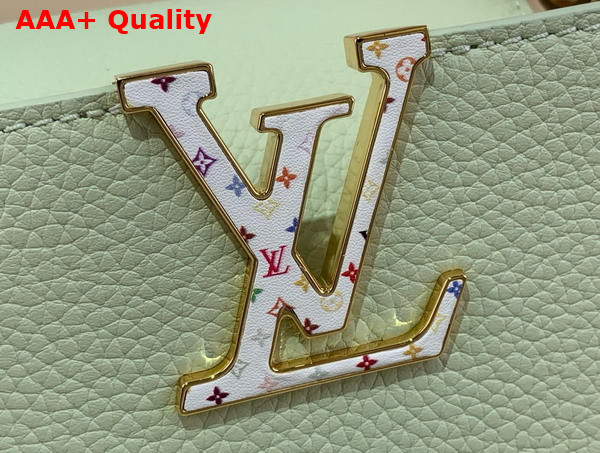 LV x TM Capucines Mini Handbag in Vert Deau Green Taurillon Leather M14101 Replica