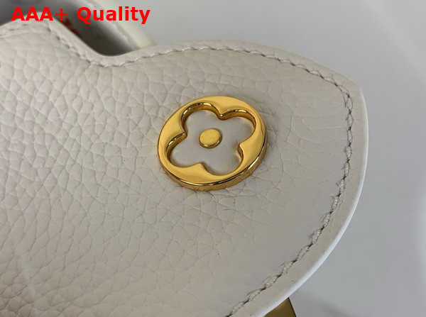 LV x TM Capucines Mini Handbag in White Taurillon Leather Replica