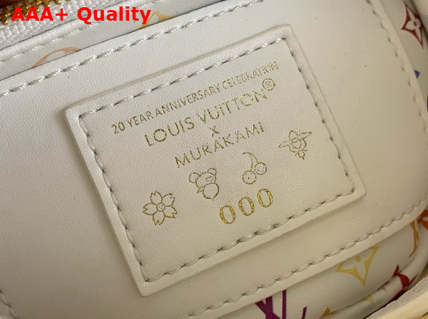 LV x TM Capucines Mini Handbag in White Taurillon Leather Replica