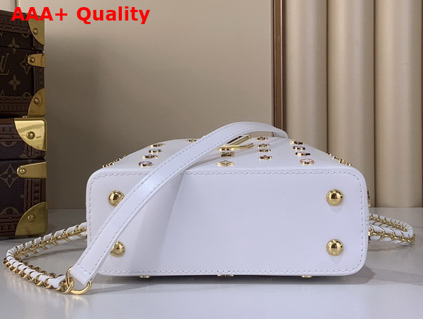 LV x TM Capucines Mini Multicolored Cowhide Leather and Metallic Studs M14165 Replica