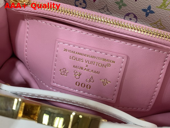 LV x TM Capucines Mini Multicolored Cowhide Leather and Metallic Studs M14165 Replica