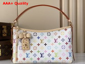LV x TM Carryall East West Multicolor White Monogram Coated Canvas M27578 Replica