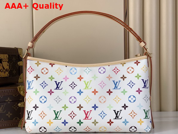 LV x TM Carryall East West Multicolor White Monogram Coated Canvas M27578 Replica