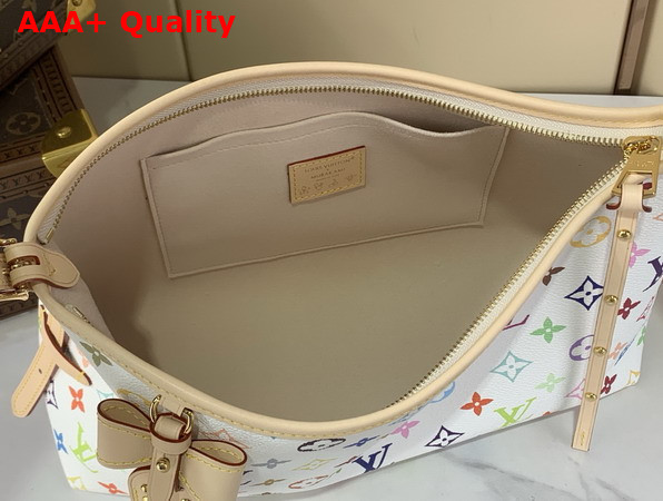 LV x TM Carryall East West Multicolor White Monogram Coated Canvas M27578 Replica
