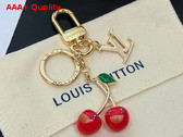 LV x TM Cerise Bag Charm in Gold Toned Metal M02476 Replica
