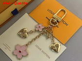 LV x TM Cherry Blossom Key Holder Gold Toned Metal Replica