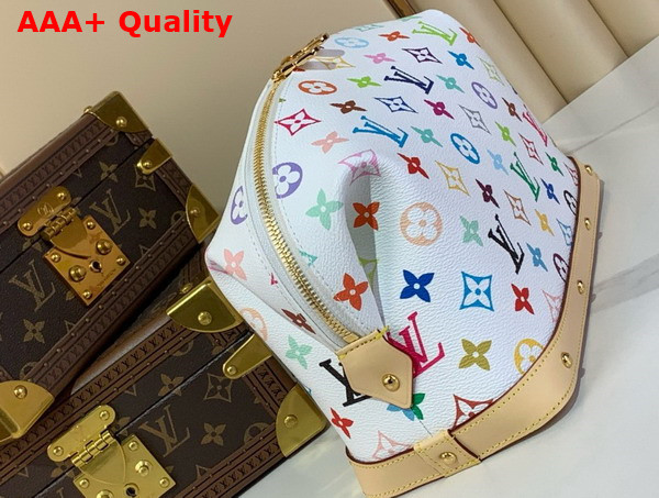 LV x TM Cosmetic Pouch GM in Multicolored Coated Canvas M13743 Replica