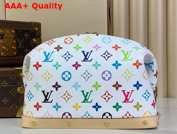 LV x TM Cosmetic Pouch GM in Multicolored Coated Canvas M13743 Replica