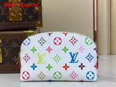LV x TM Cosmetic Pouch PM in Multicolored Monogram Coated Canvas M13744 Replica