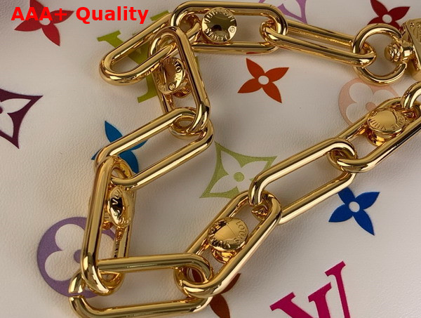 LV x TM Coussin PM Handbag in Multicolored Monogram Embossed Puffy Lambskin M13233 Replica