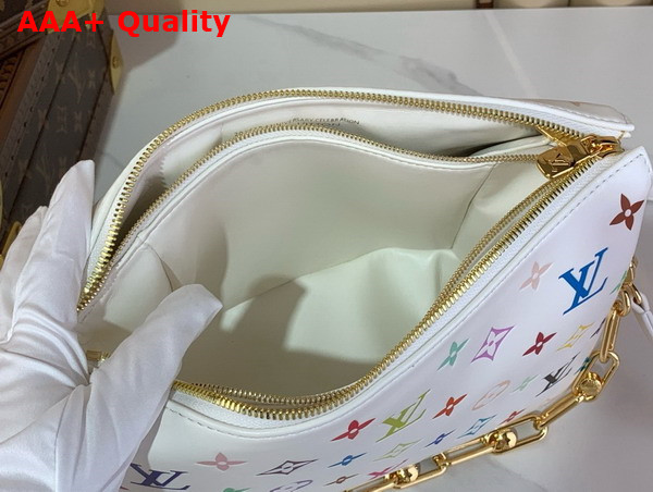 LV x TM Coussin PM Handbag in Multicolored Monogram Embossed Puffy Lambskin M13233 Replica
