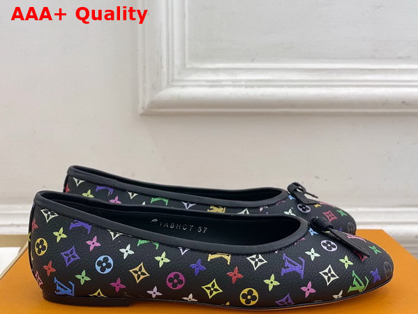 LV x TM Darling Ballerina in Black Monogram Multicolore Canvas 1AJLTD Replica