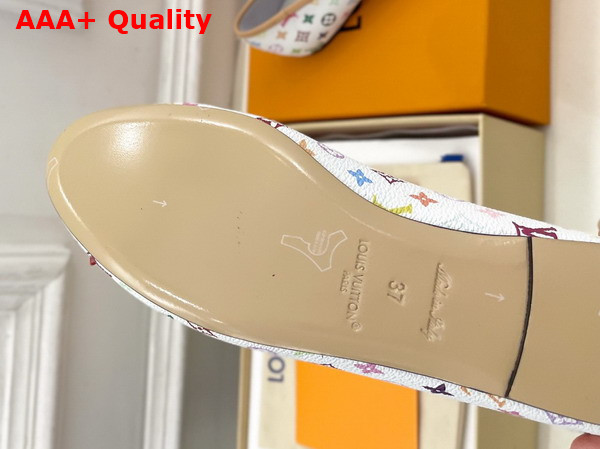 LV x TM Darling Ballerina in White Monogram Multicolore Canvas 1AJQVE Replica