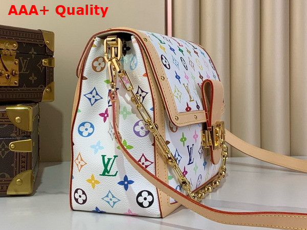 LV x TM Dauphine Soft GM Handbag in Multicolored Monogram Canvas M13255 Replica