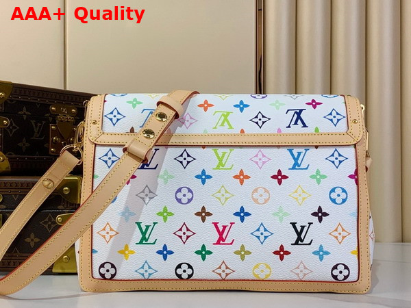 LV x TM Dauphine Soft GM Handbag in Multicolored Monogram Canvas M13255 Replica
