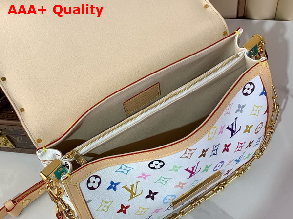 LV x TM Dauphine Soft GM Handbag in Multicolored Monogram Canvas M13255 Replica