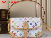 LV x TM Diane PM Handbag in White Multicolor Monogram Canvas M27866 Replica