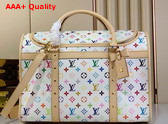 LV x TM Dog Bag in White Multicolored Monogram Coated Canvas M13741 Replica