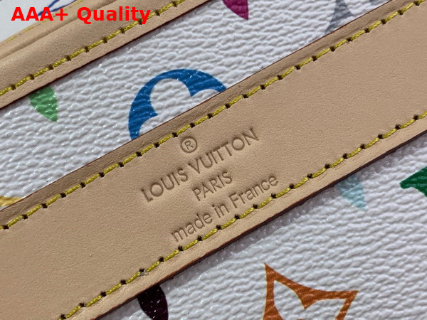 LV x TM Dog Bag in White Multicolored Monogram Coated Canvas M13741 Replica