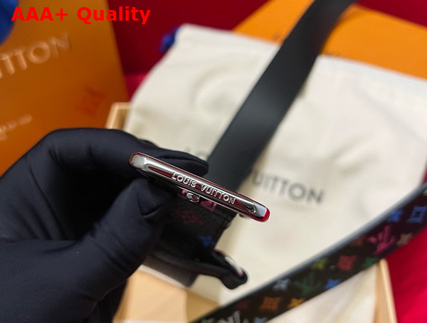 LV x TM LV D Ring 30mm Belt Noir Monogram Multicolor Coated Canvas M8982W Replica