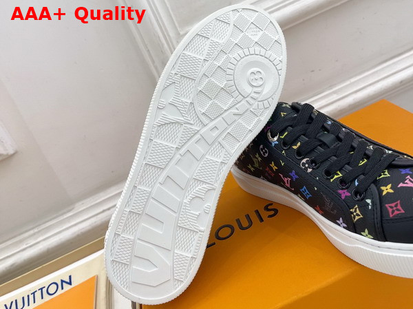 LV x TM LV Lagoon Sneaker in Black Monogram Multicolore Canvas Replica