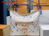 LV x TM Lineup Handbag Multicolor White Coated Canvas M27582 Replica
