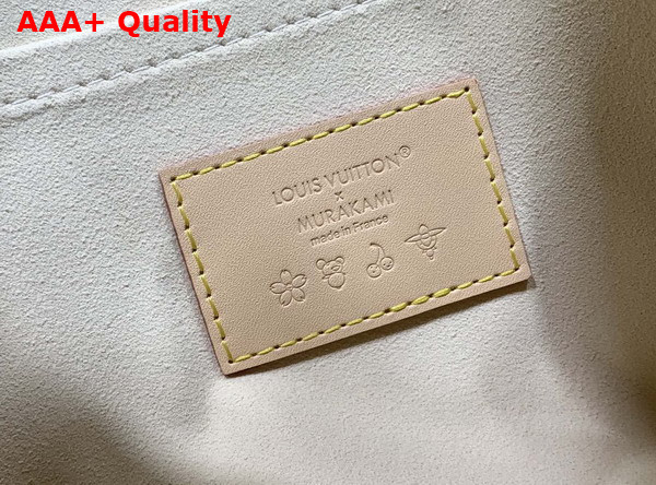 LV x TM Lineup Handbag Multicolor White Coated Canvas M27582 Replica