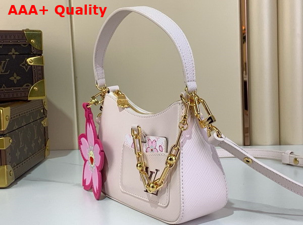 LV x TM Marellini Handbag Cheeky Pink Epi Grained Cowhide Leather M13101 Replica