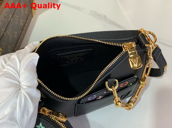 LV x TM Marellini Handbag in Black Epi Leather M13099 Replica