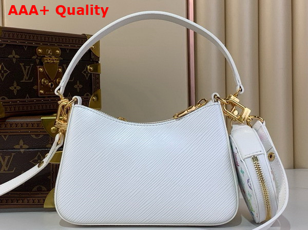 LV x TM Marellini Handbag in White Epi Leather M13100 Replica
