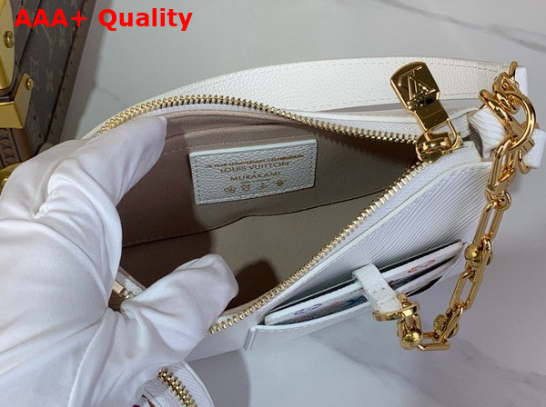 LV x TM Marellini Handbag in White Epi Leather M13100 Replica